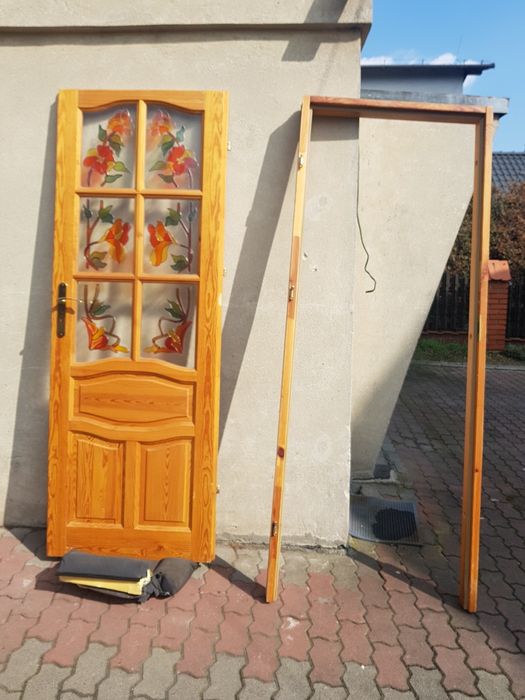 Drzwi drewniane wewnętrzne  80/200