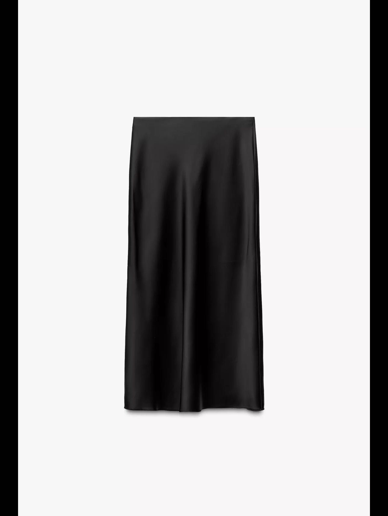 Сатинова спідниця Zara чорна нова  з біркою
