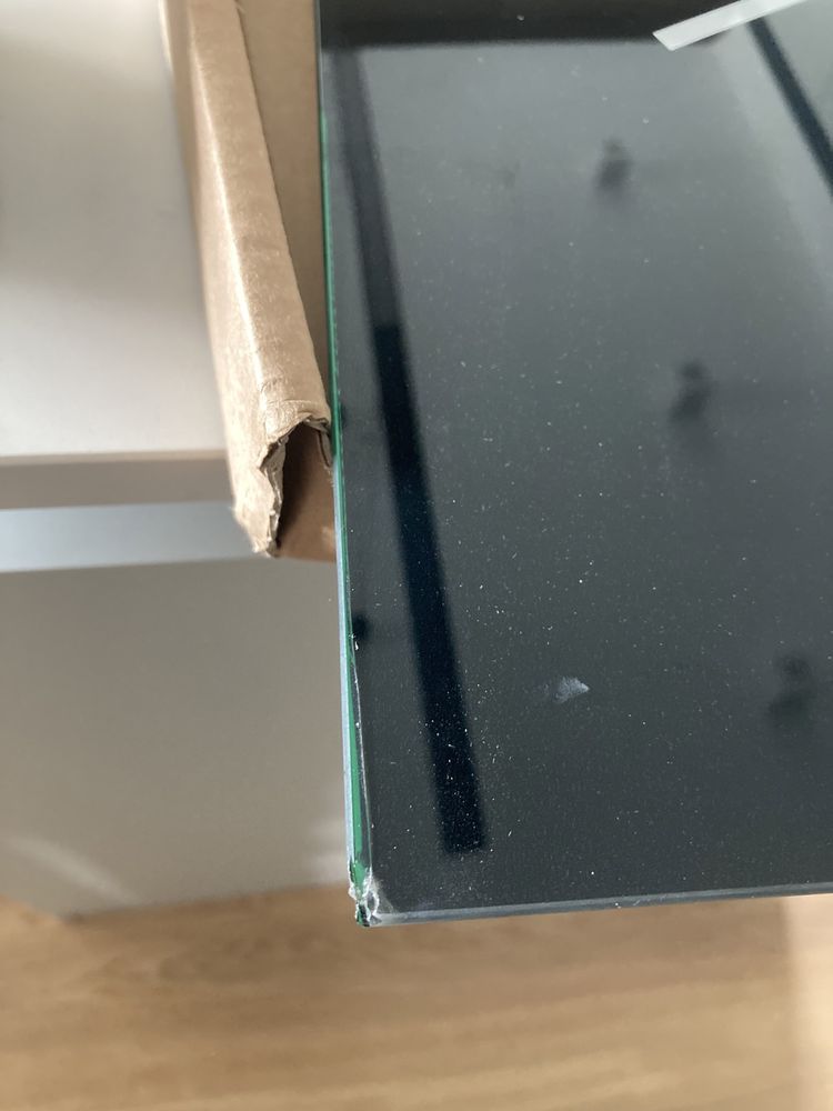 Zegar szklany 60x60 nowy duży wallfluent