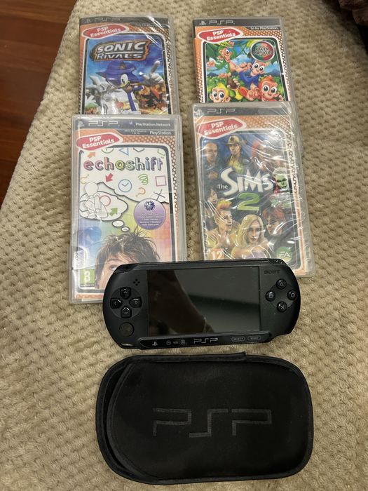 Psp E-1004 com 4 jogos