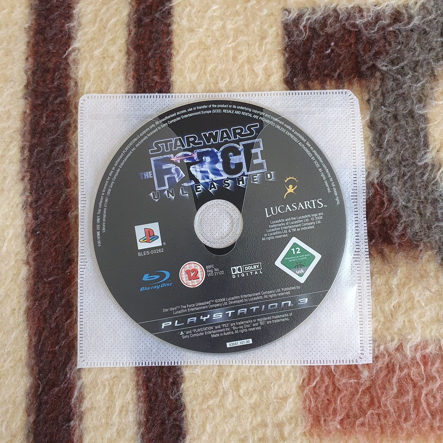 Dwie gry Star Wars The Force Unleashed 1 i 2 na playstation 3