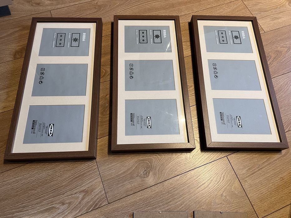 3 ramki Ikea Ribba + gratisy