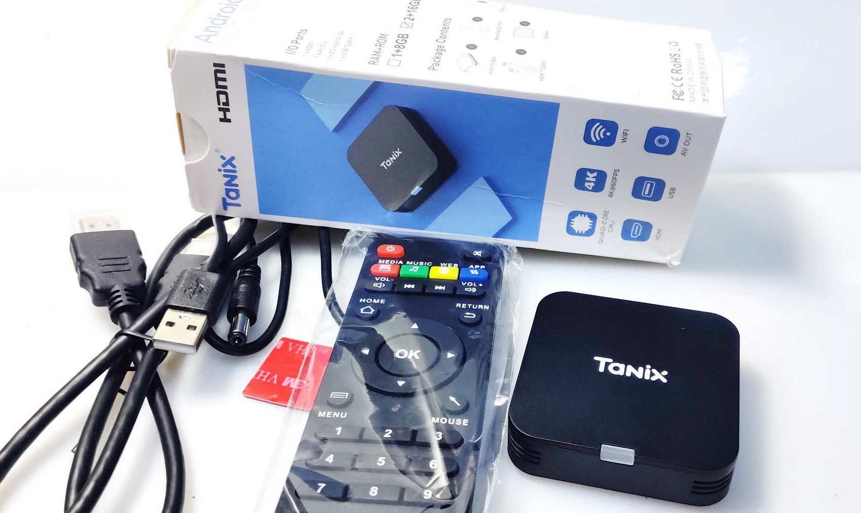 Tanix TX1 2/16Gb Smart ТВ приставка Android TV BOX 540₴