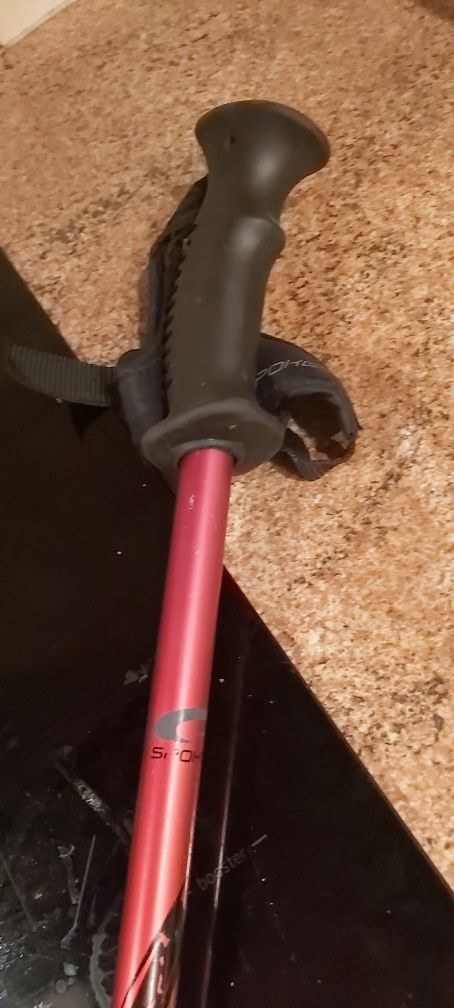 KIjki-do-nordic-walking-Spokey koloru czerwonego