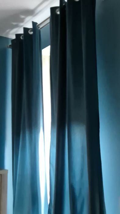 Zasłony zaciemniające granatowy 140/250