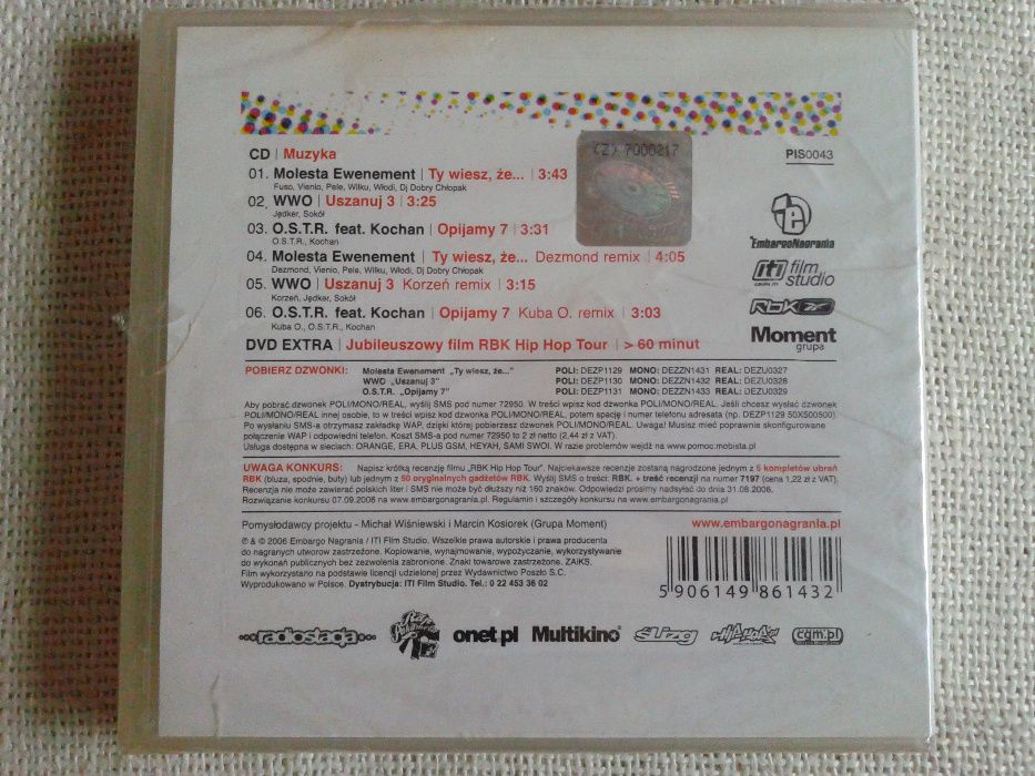 RBK Hip hop Tour 2006 CD+DVD