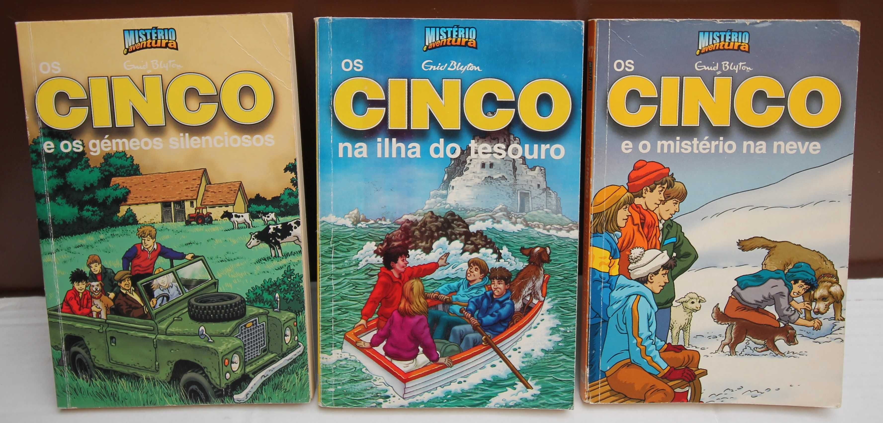 Livros da saga "Os Cinco" do Autor Enid Blyton