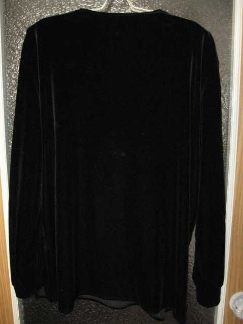 Нарядная блуза бархат