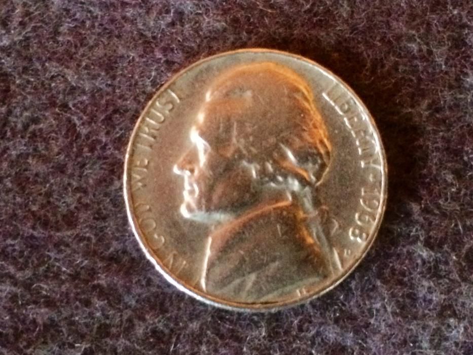 Продам монеты перевертыш Five cents 1968, 1974, 1980 года.