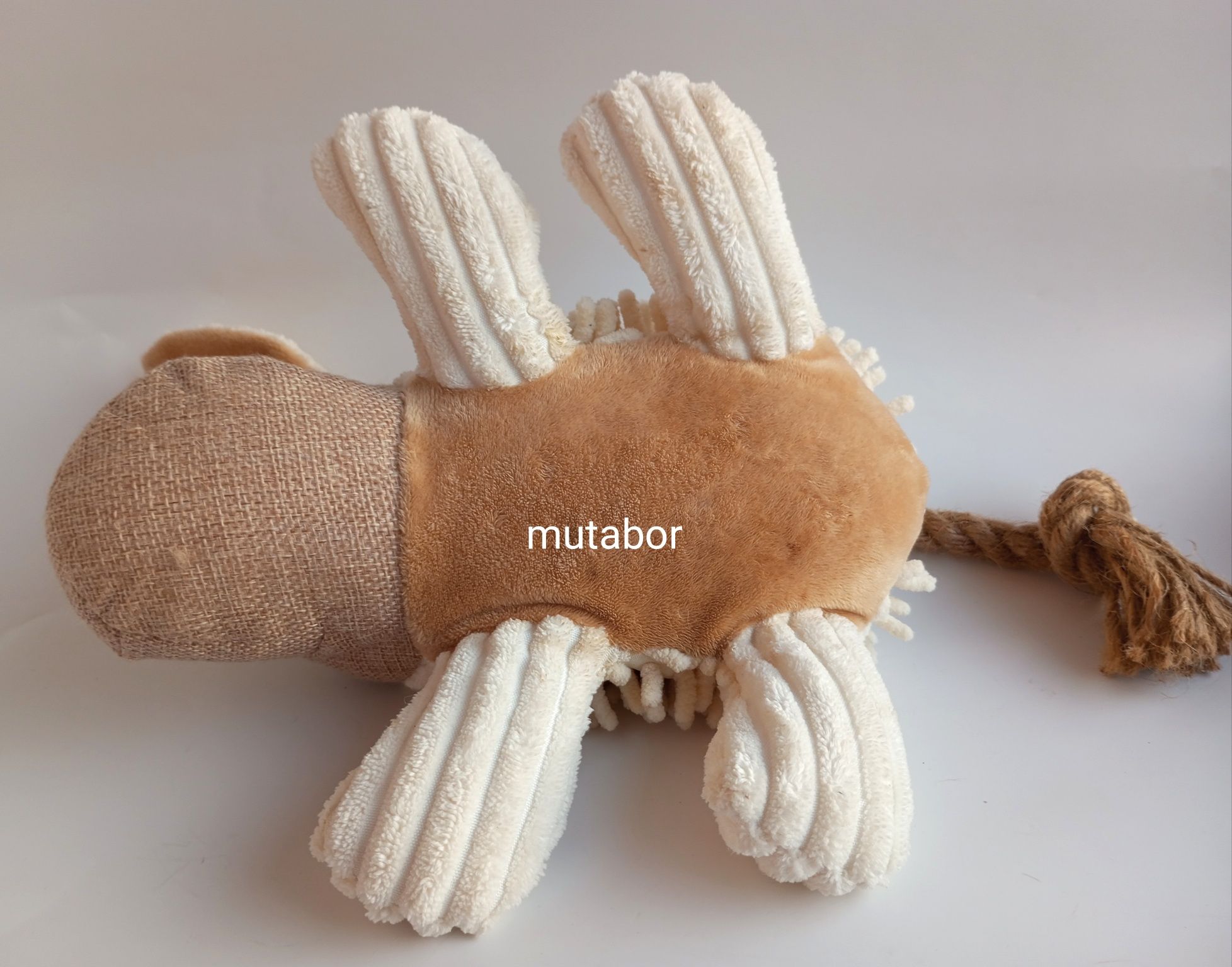 Інтерактивна іграшка для собак Soft Plush Dog велика хрустить +пищавка