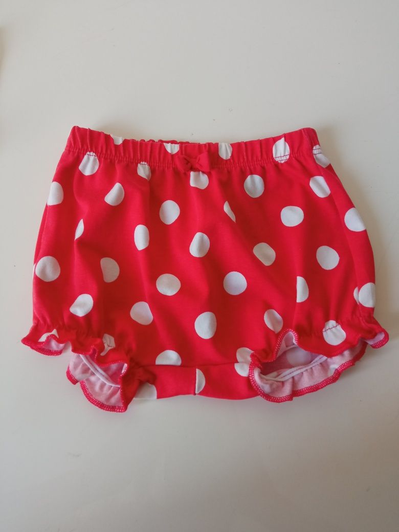 Conjunto body, tapa fralda e touca bebé 2-4 meses - Minnie Disney H&M