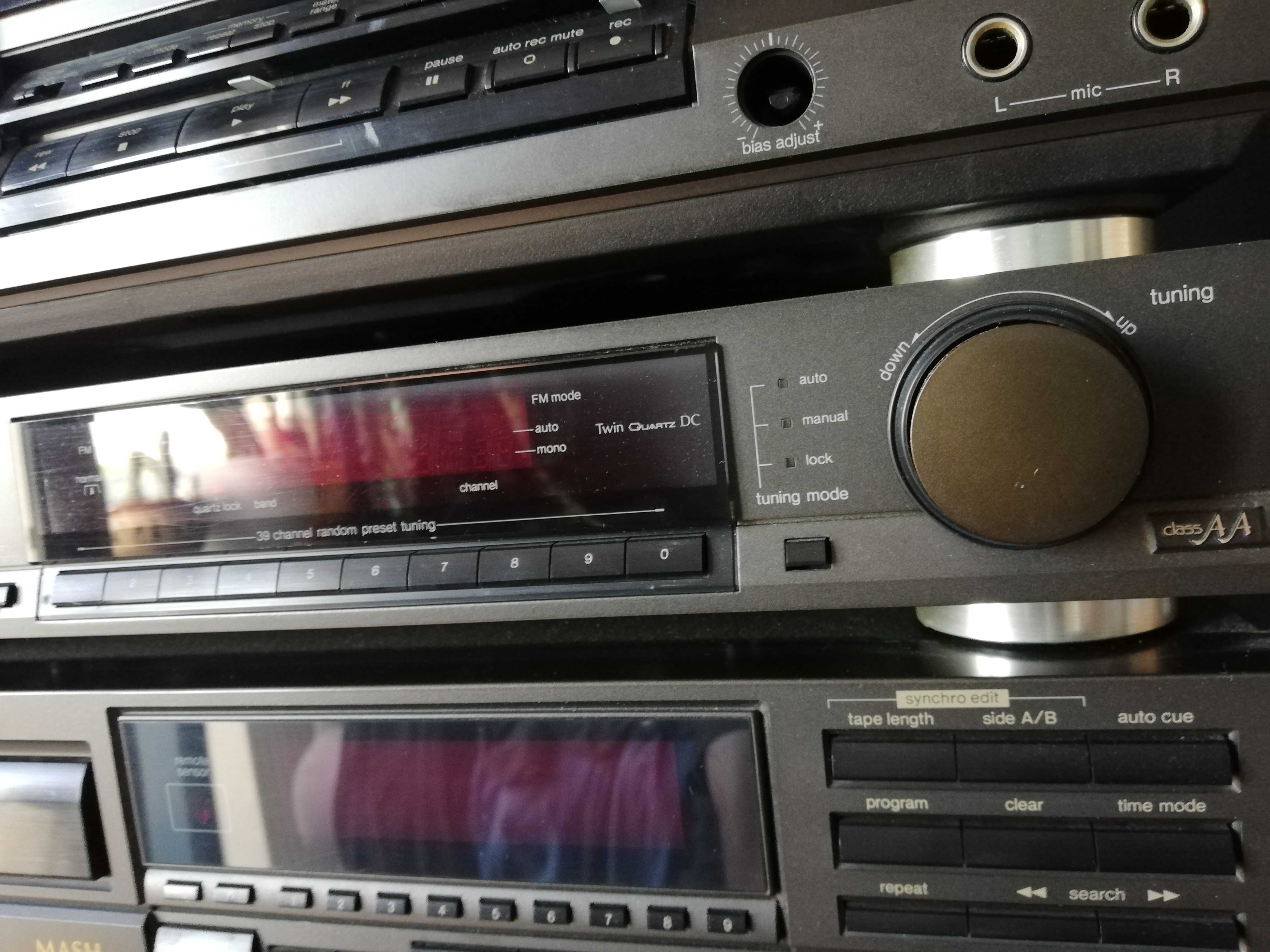Technics zestaw stereo wieża Class AA wzmacniacz tuner CD deck