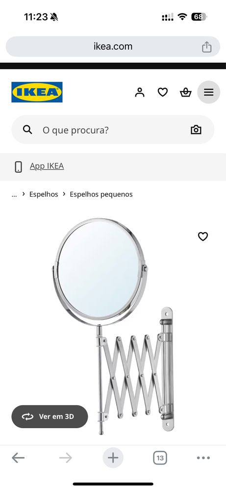 Espelho Frack IKEA