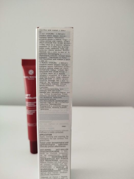 Yves Rocher LIFT PRO COLLAGENE  krem pod oczy niwelujący worki  14ml