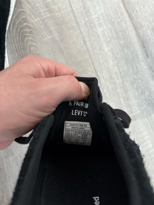Sneakersy niskie - czarny  Rozmiar: 40 Levis