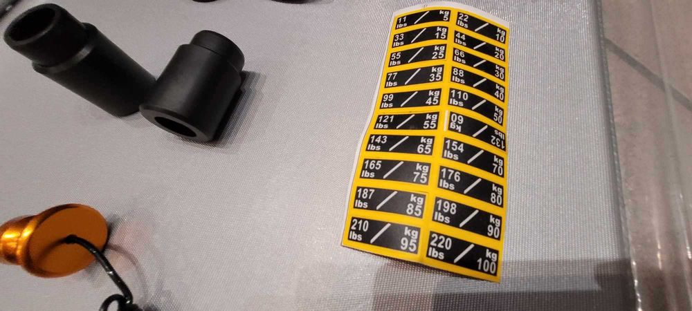 Stos 80 kg do maszyn siłowych bez kółka