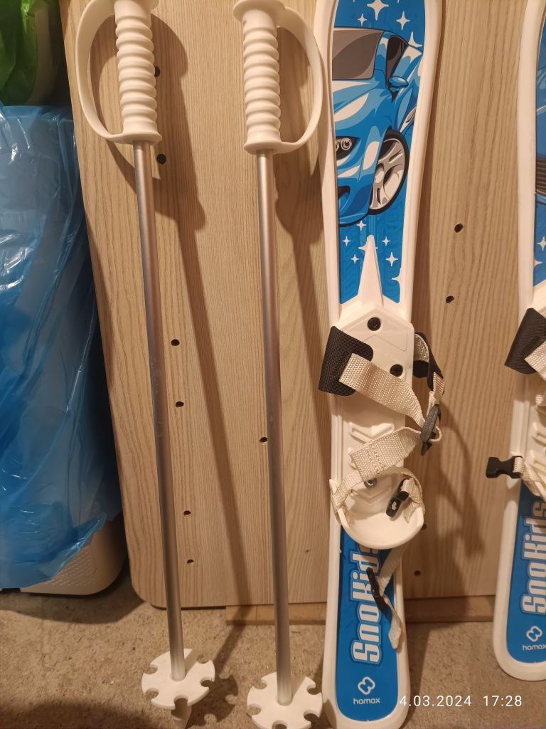 Narty dla dziecka 2-5 Hamax plus kask