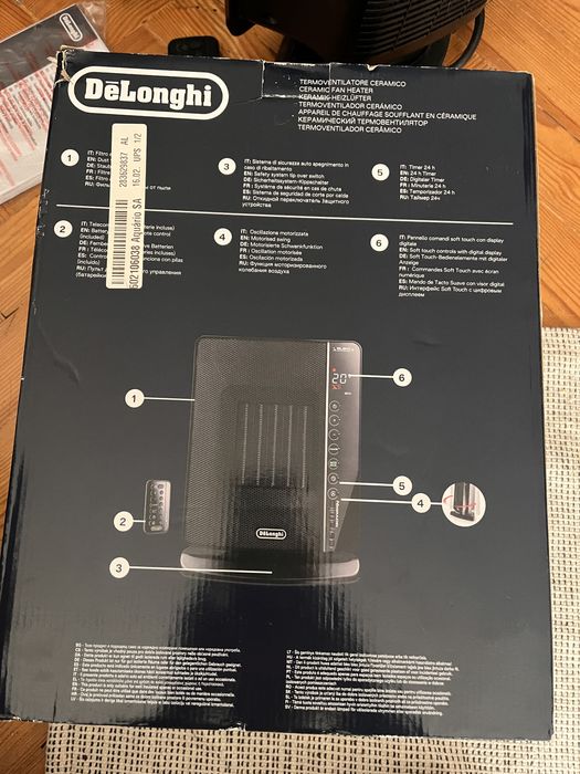 Termoventilador cerâmico DeLonghi