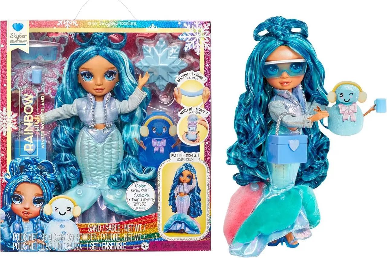 Кукла Rainbow High Winter Wonderland Скайлер Рейнбоу Хай Зимние наряды