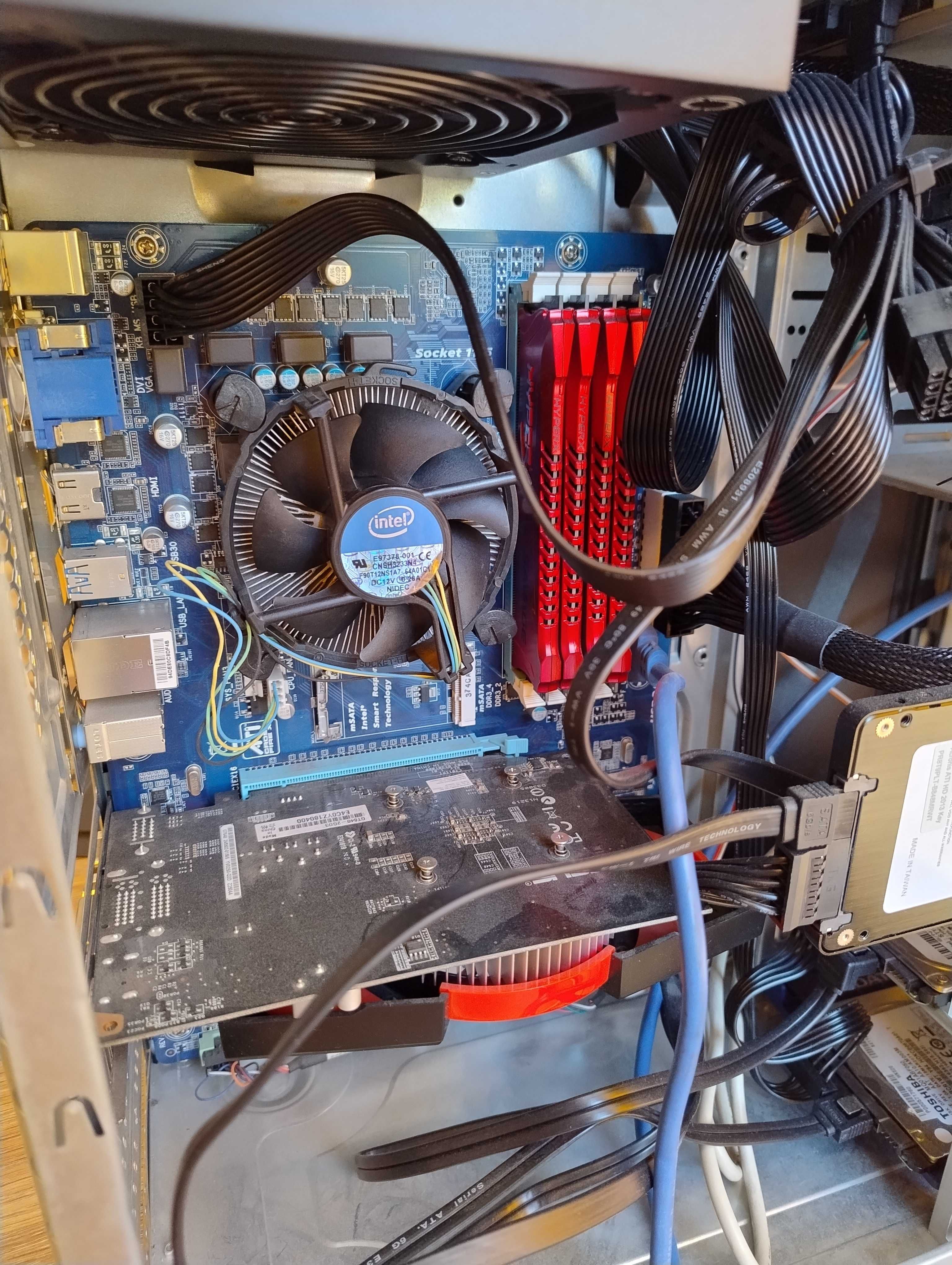 Mocny komputer PC Intel i7 32GB RAM Geforce GT640 2GB obudowa