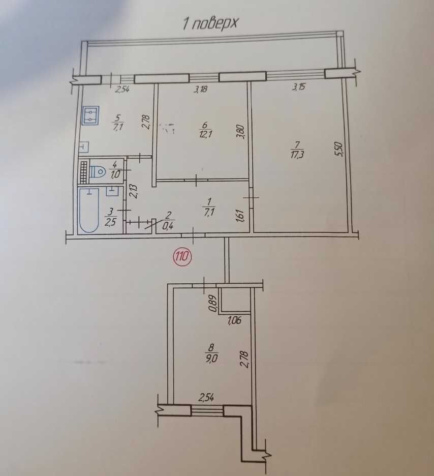 Продаж 3-к квартири вул. Дубенська 37 000 $