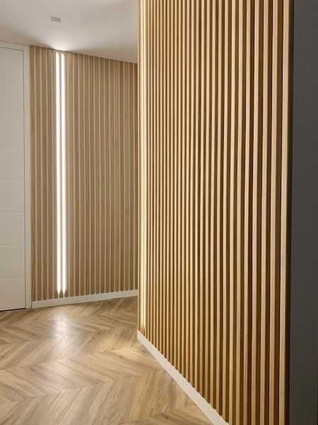 55 kolorów - Naturalne Drewniane Lamele na ścianę NIE MDF - 3x4x270 cm