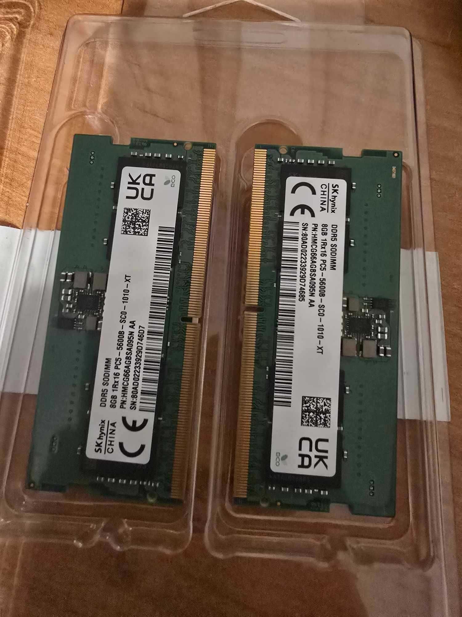 2 x RAM SK Hynix DDR5 8GB  5600 MHz PC5-5600B
