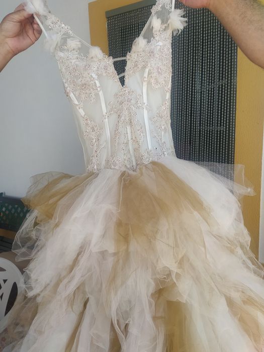 Vestido noiva usado como novo