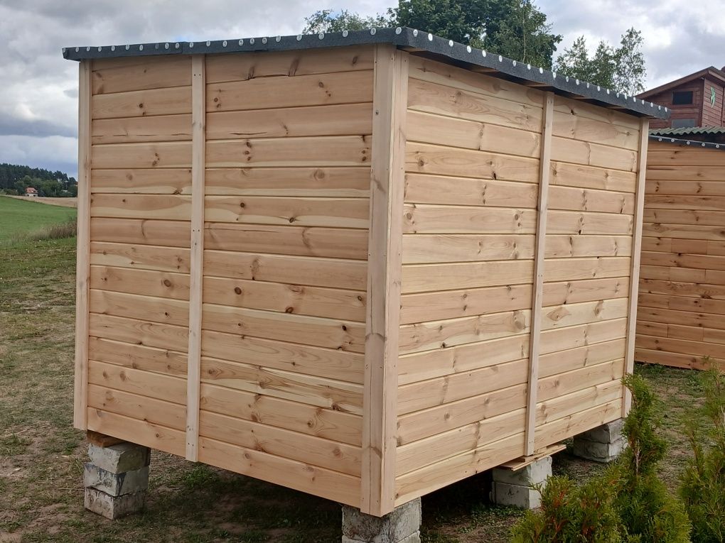 Nowy golebnik lub Kurnik 2,5 m na 2 m deska boazeryjna piorowpust