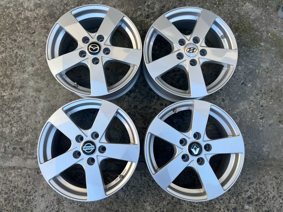 Диски R16 5/114.3 6.5J ET40 Nissan Renault Scenic Kia Mazda Hyundai