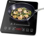 AMZCHEF Płyta indukcyjna, 2000W Single Induction Hob, 1 palnik