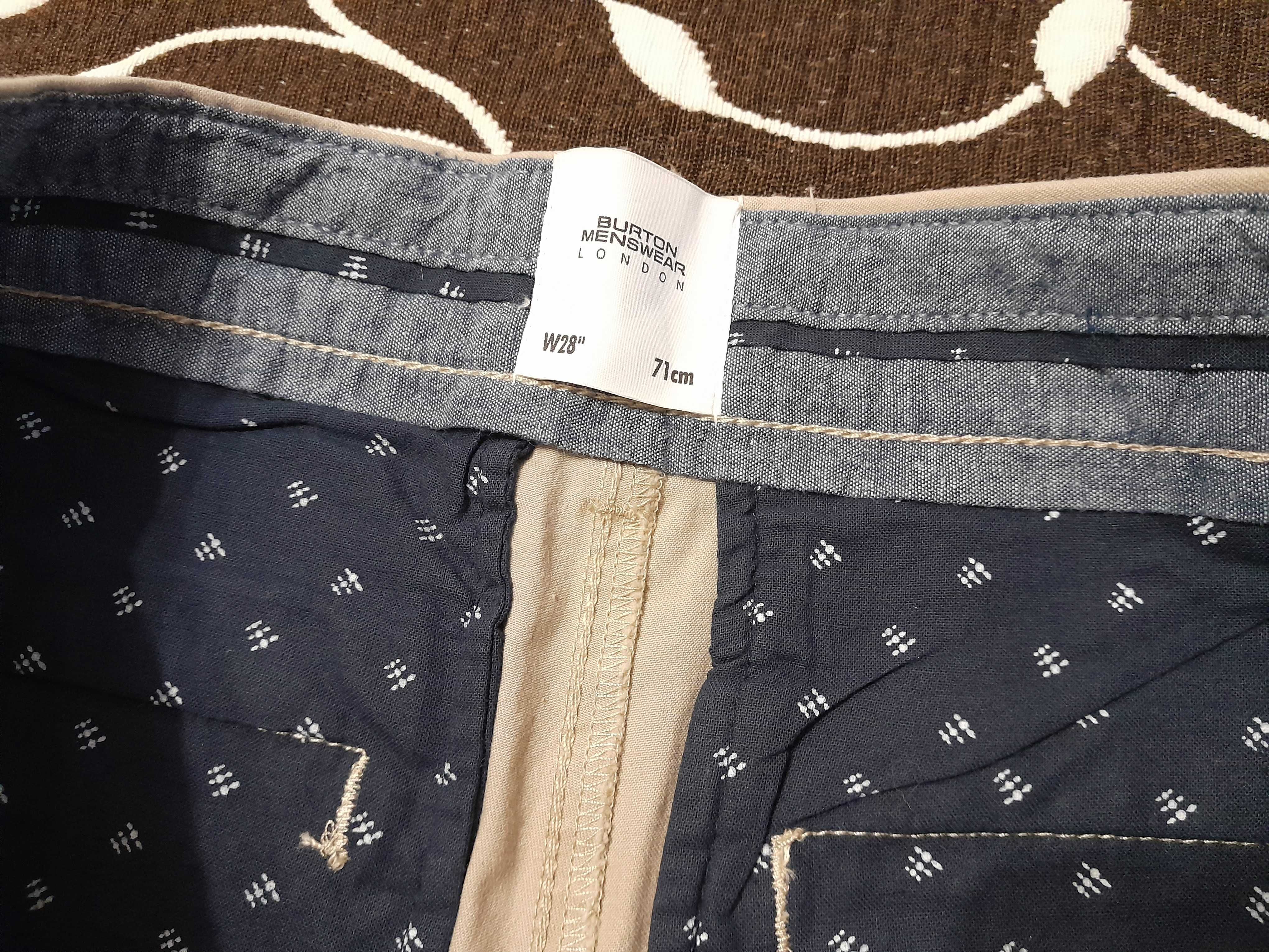 Шорты мужские, размер 28 (XS), фирмы Burton menswear london, новые