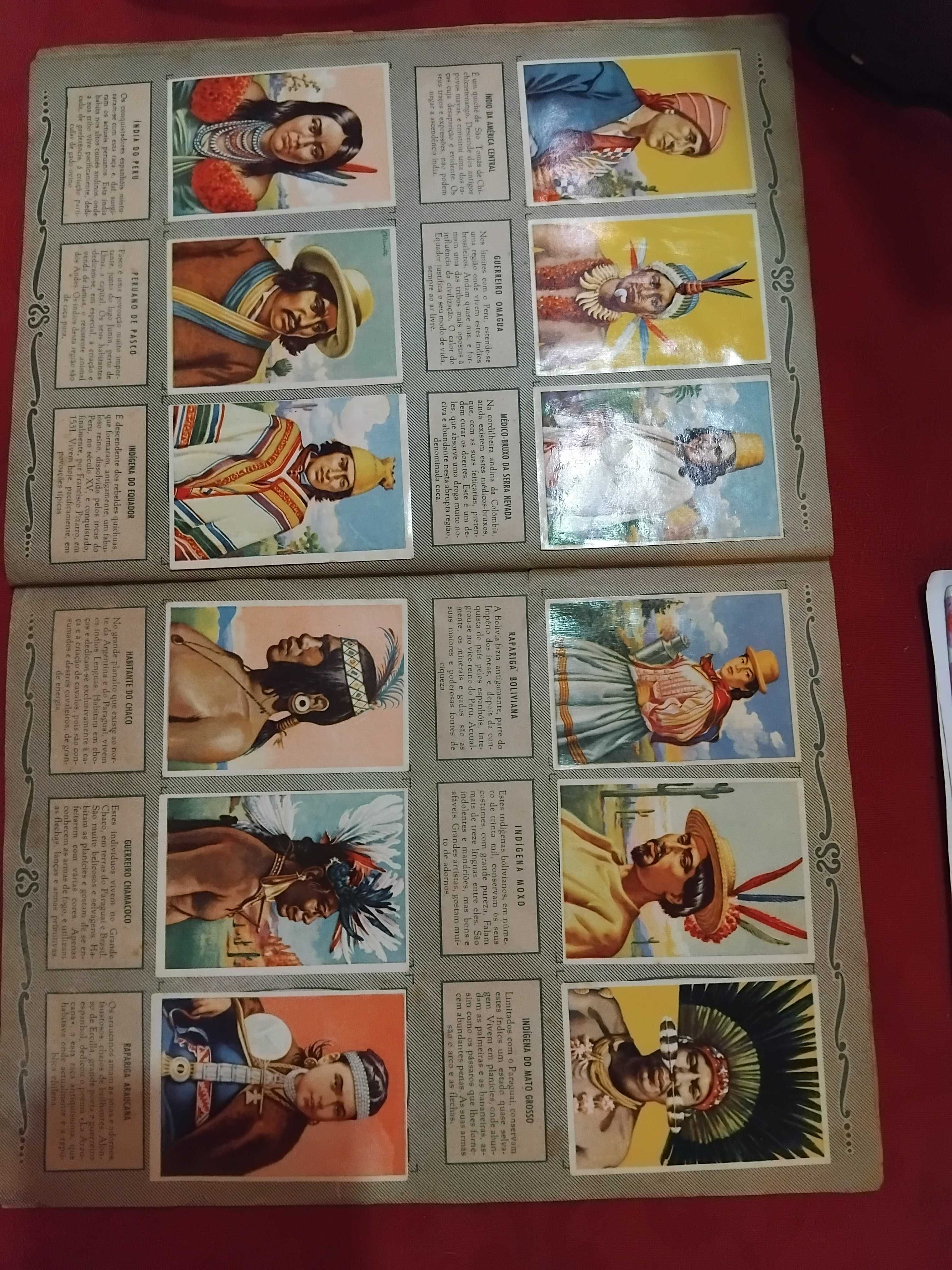 Coleção de cromos Povos (Raças) do mundo