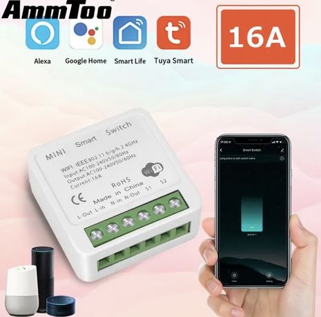 16A WiFi Smart Switch Tuya Smart Home