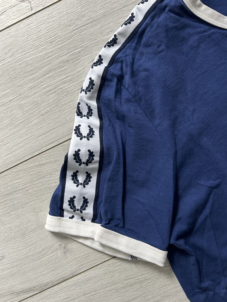T-shirt Fred Perry niebieski rozmiar L