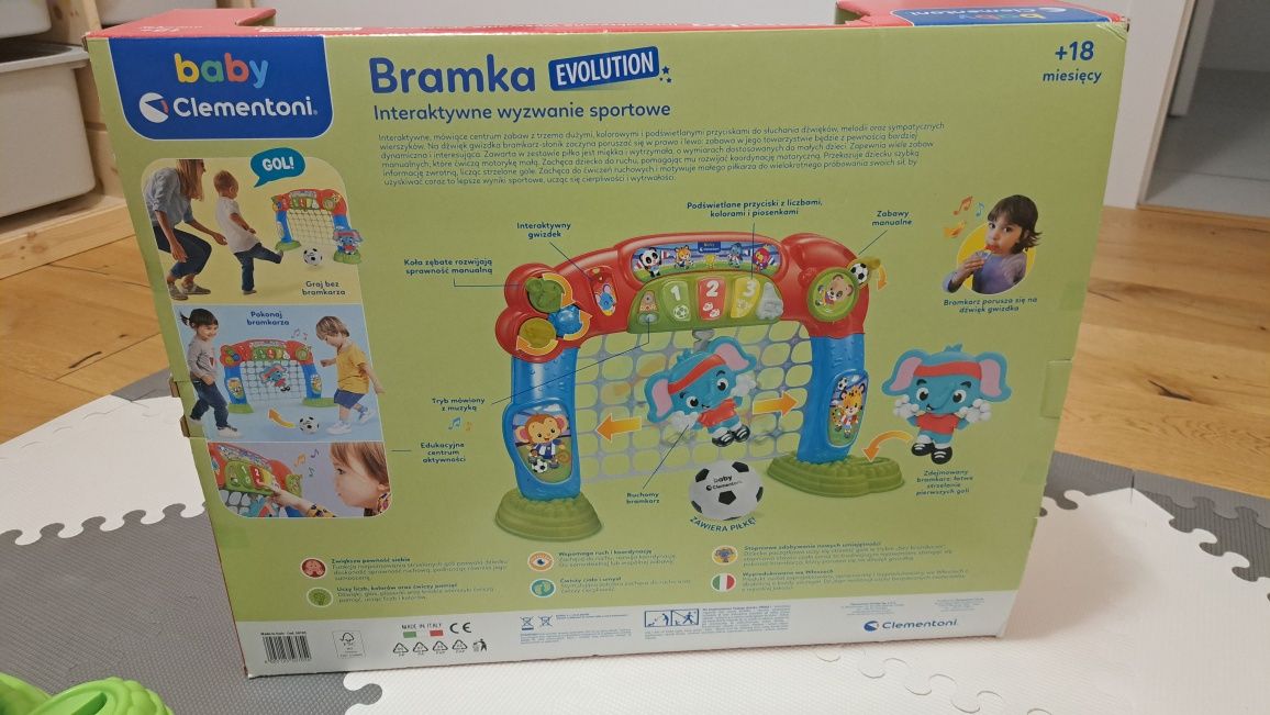Bramka interaktywna Clementoni- stan idealny