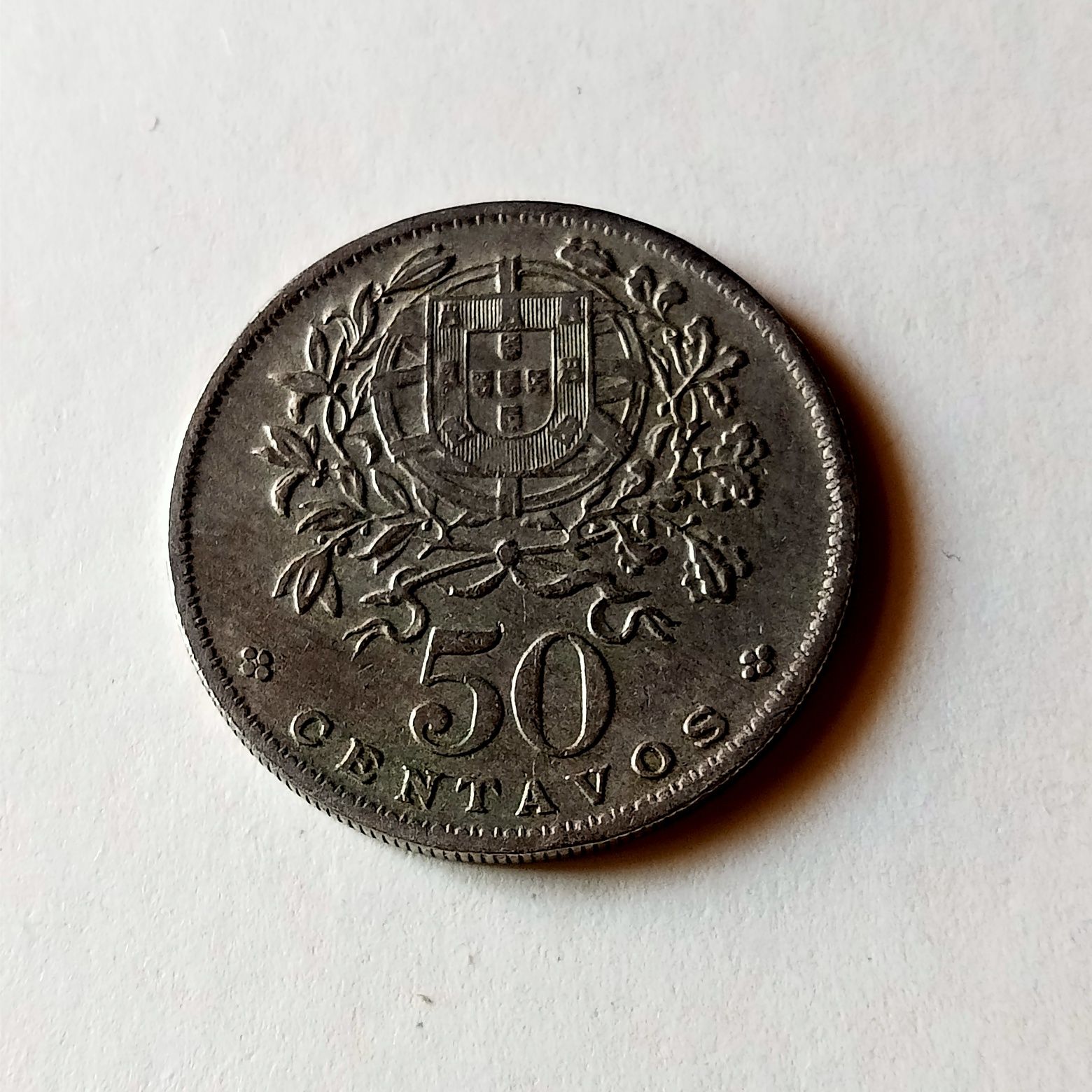 Moeda 50  centavos 1955