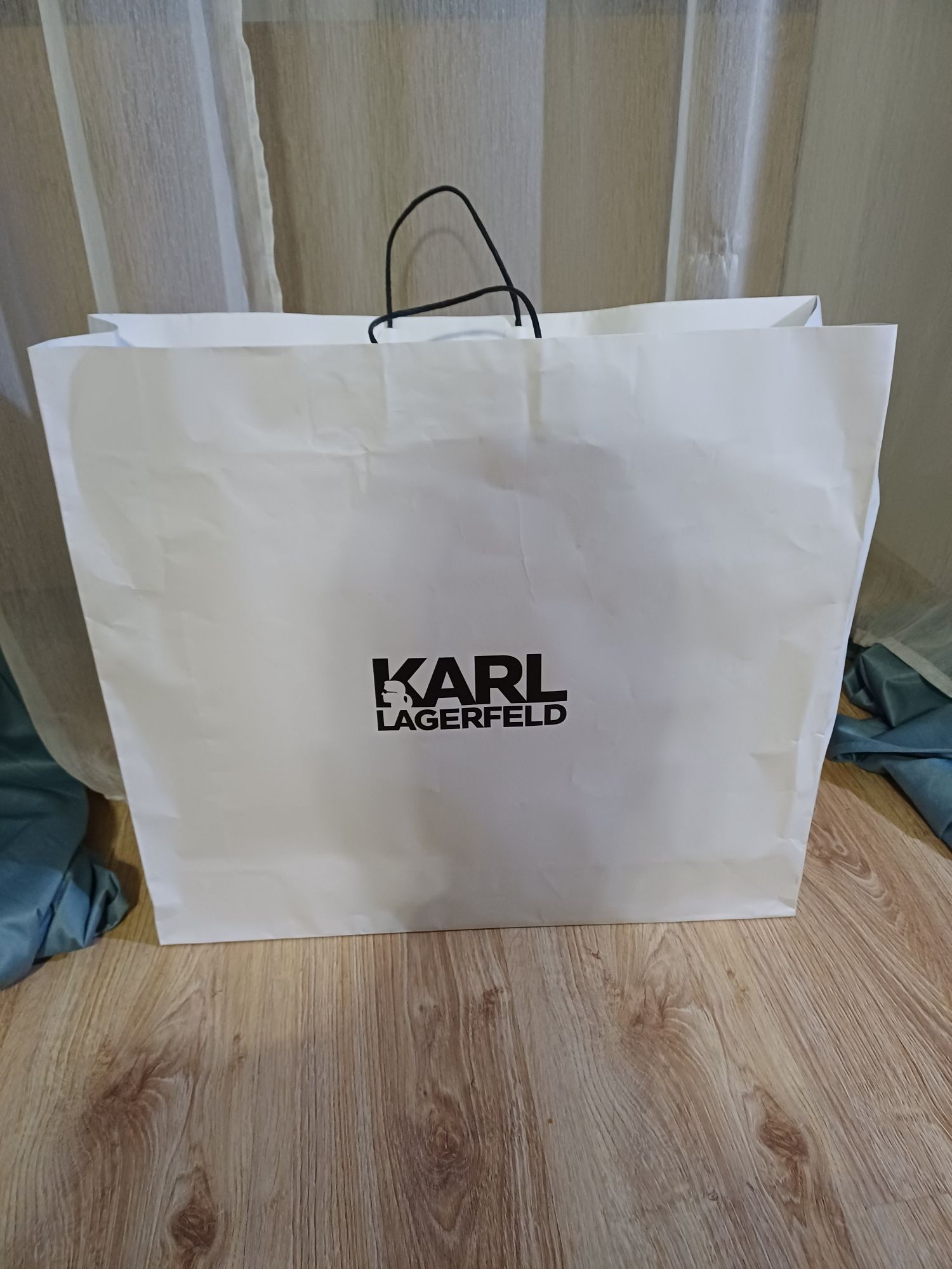 Torebka szoperka Karl Lagerfeld canvas shopper