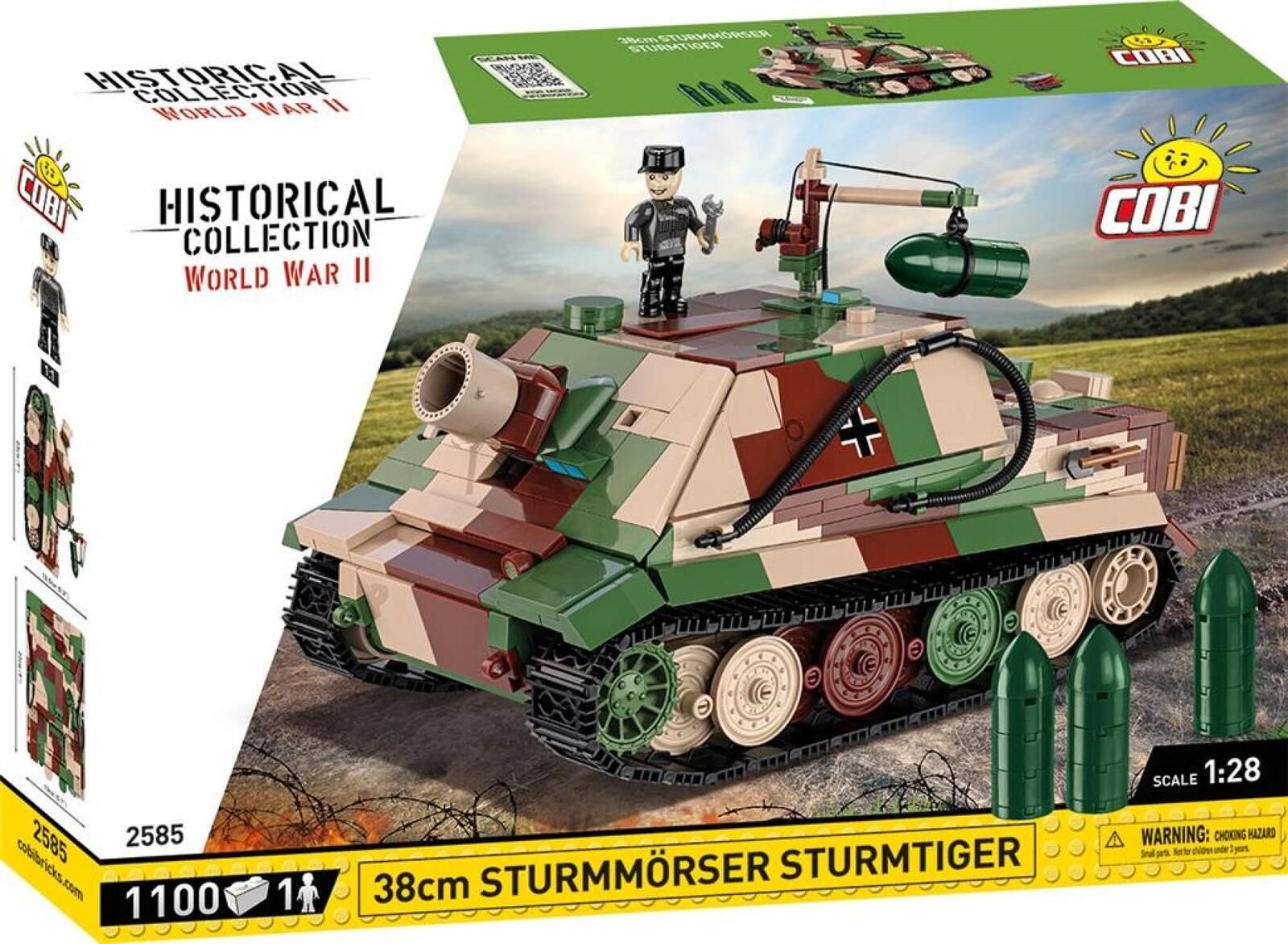 Historical Collection 38cm Sturmmrser Sturmtiger pudełko,452x313 mm