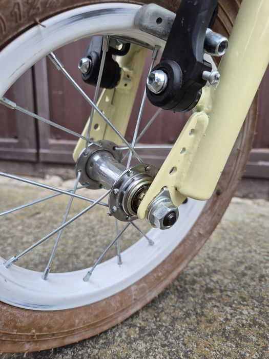 Велосипед Miqilong бежевий 12 дюймів