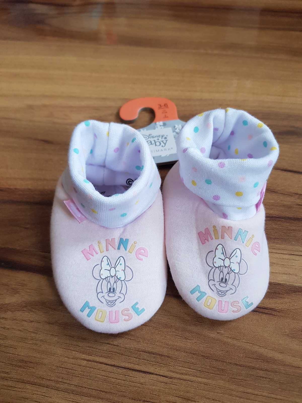 Kapcie ze skarpetowym ściągaczem Myszka Minnie Disney Baby  3-6  17