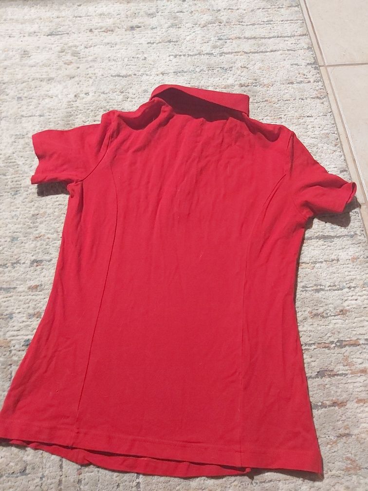 Czerwona koszulka polo tshirt riders by lee s 36