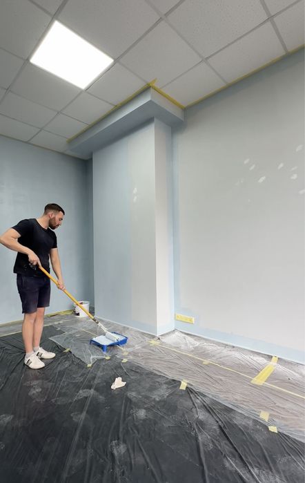 Покраска стен и потолков | Быстро • Чисто • Профессионально