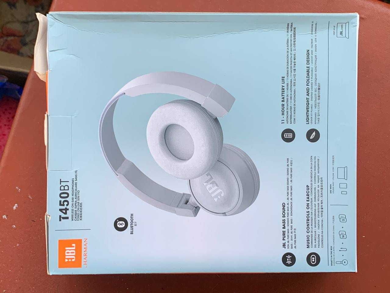 Наушники JBL Tune T450BT Blue (новые)