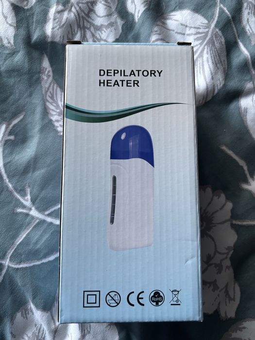 Depilator + wkłady z woskiem + paski