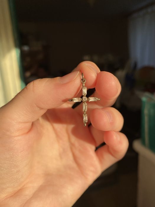 Ювелірний срібний хрестик