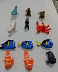 Dory e Nemo kit 12 miniaturas
