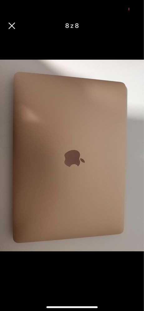 Laptop apple MacBook Air 13.3” Retina M1 8GB RAM 256GB SSD macOS złoty