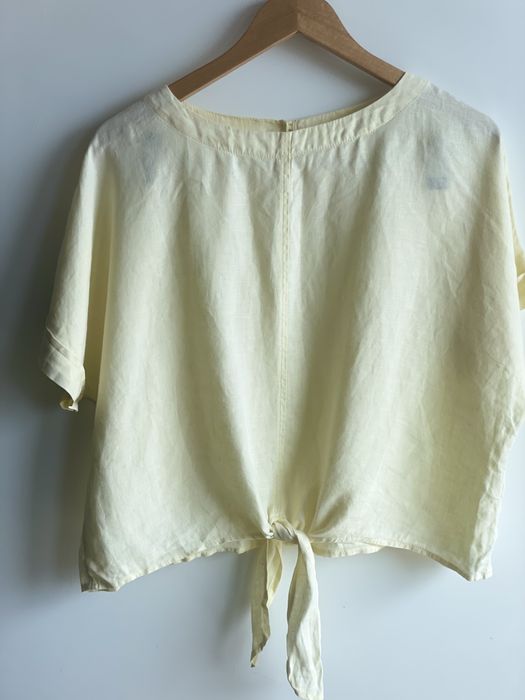 Bluzka M&S pure len lniana 100% len modny kolor