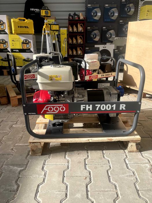 Agregat Prądotwórczy FOGO FH 7001 R AVR , nowy, fv, Honda GX 390